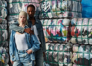 Circular denim and recycling