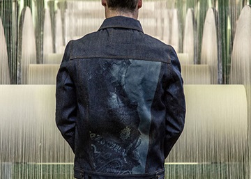 Denim as art: Jonathan Mannion’s collaboration